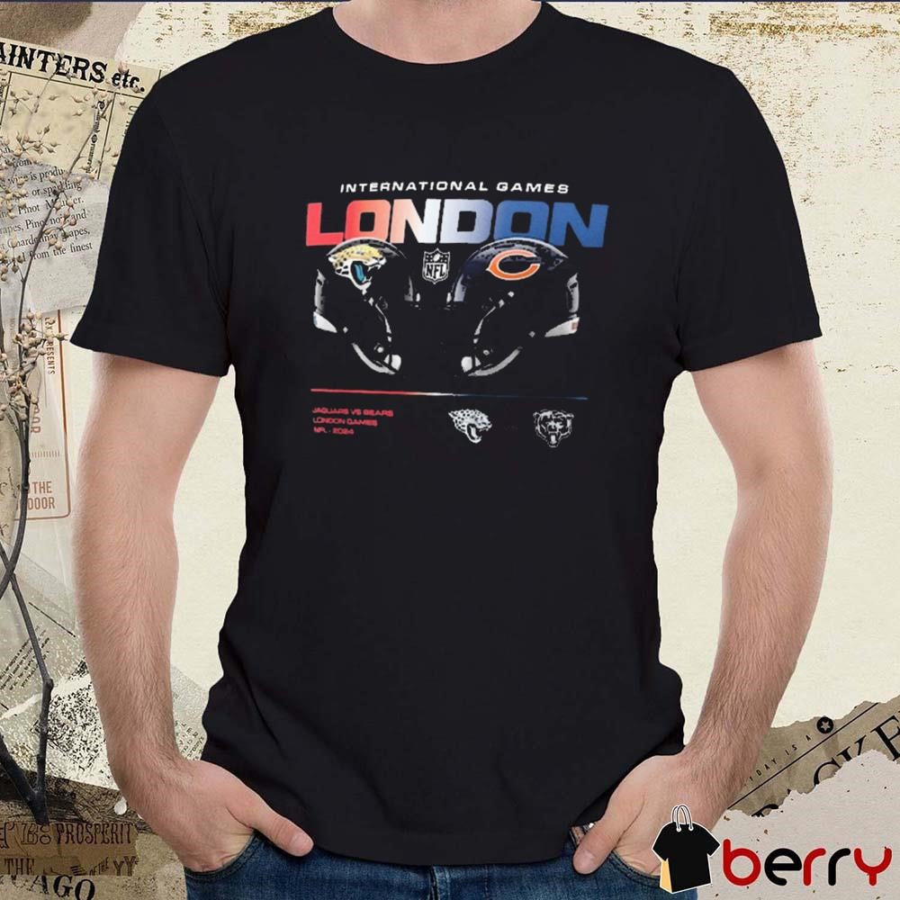 Jacksonville Jaguars vs. Chicago Bears International Games London NFL 2024 t-shirt