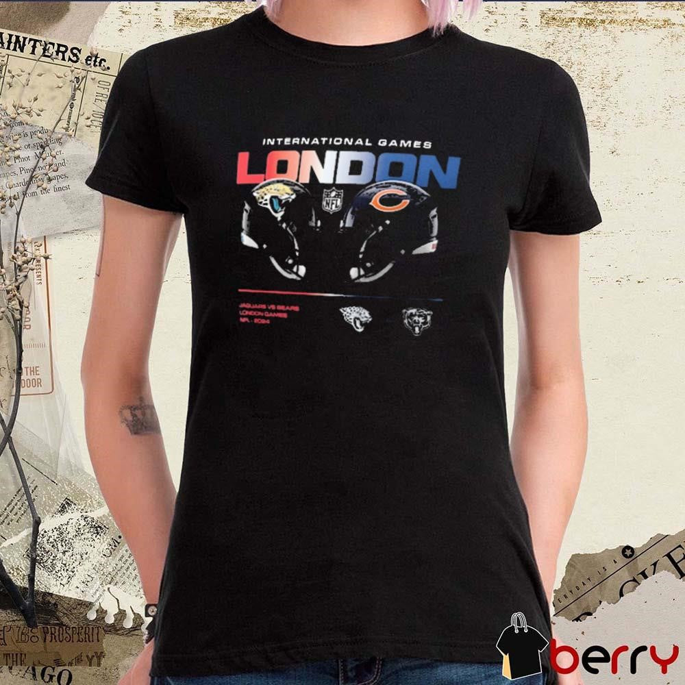 Jacksonville Jaguars vs. Chicago Bears International Games London NFL 2024 t-shirt