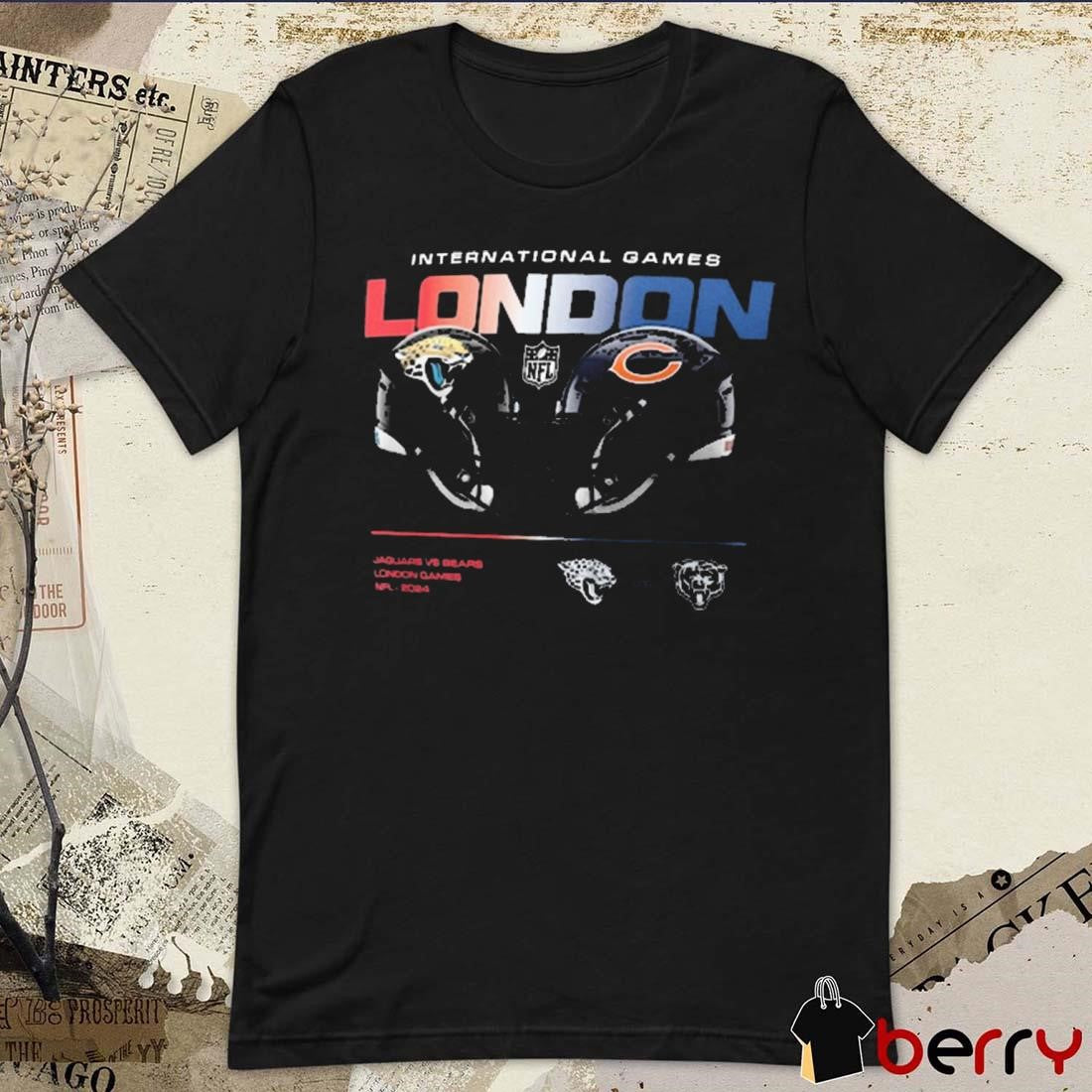 Jacksonville Jaguars vs. Chicago Bears International Games London NFL 2024 t-shirt