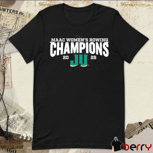 Jacksonville University 2026 MAAC Women’s Rowing Champions t-shirt