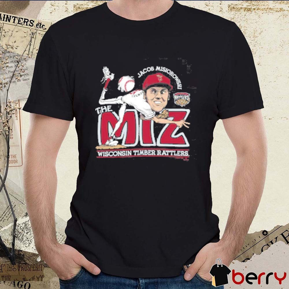 Jacob Misiorowski The Miz Wisconsin Timber Rattlers MiLB Caricature t-shirt