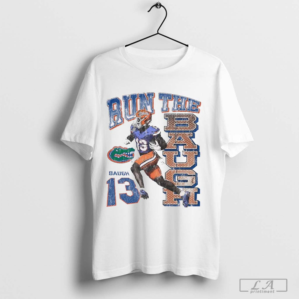 Official Jadan Baugh Florida Gators Run The Baugh Vintage Graphic
