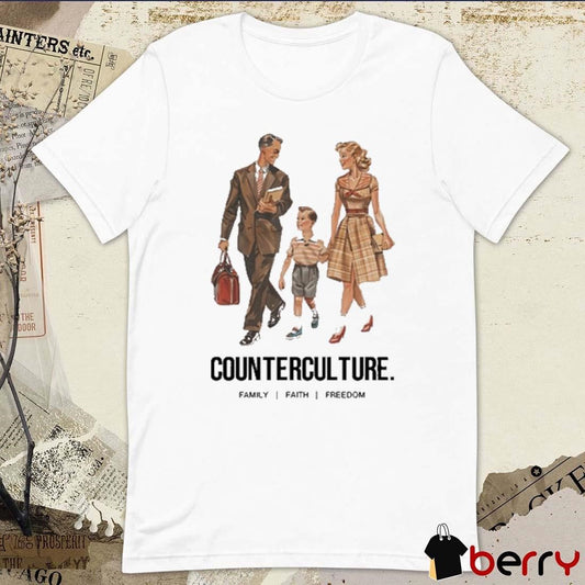 Jake Rattlesnake Counterculture Family Faith Freedom t-shirt