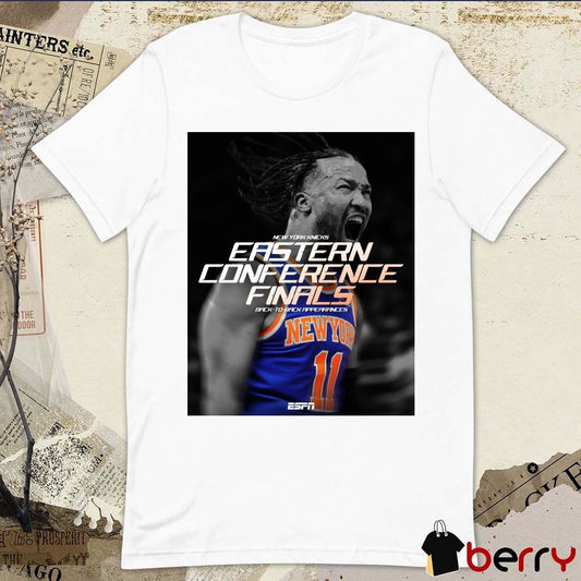 Jalen Brunson New York Knicks Eastern Conference Finals Back To Back Appearances 2026 Poster t-shirt