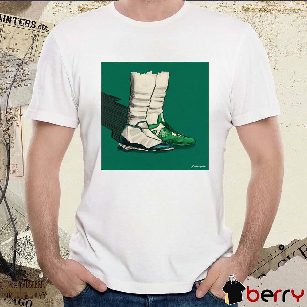 Jalen Hurts Philadelphia Eagles Two-Shoes Hurts Poster t-shirt
