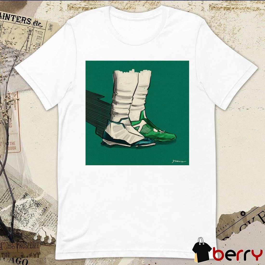 Jalen Hurts Philadelphia Eagles Two-Shoes Hurts Poster t-shirt