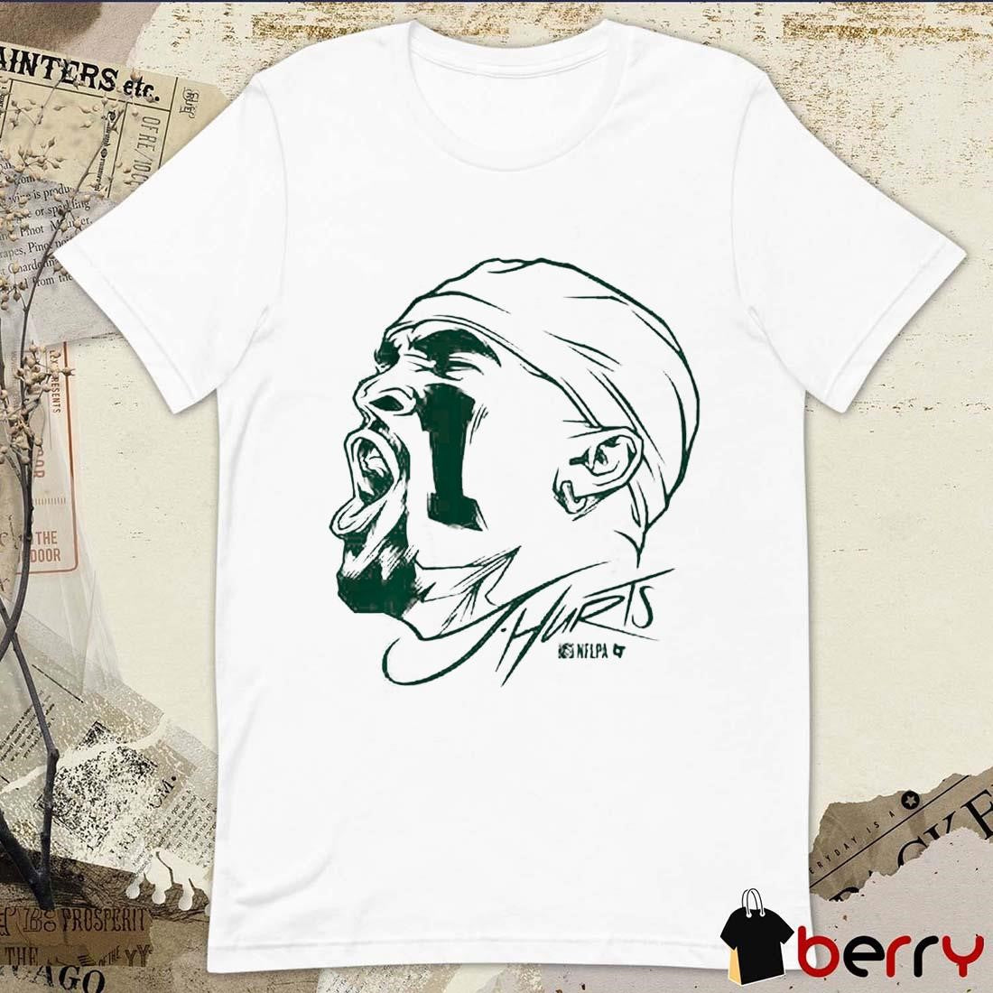 Jalen Hurts Yell Philadelphia Eagles Signature t-shirt