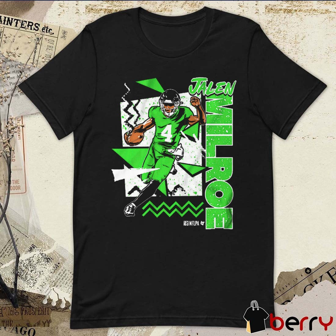 Jalen Milroe Seattle Seahawks 90s Style 2025 NFL Draft t-shirt
