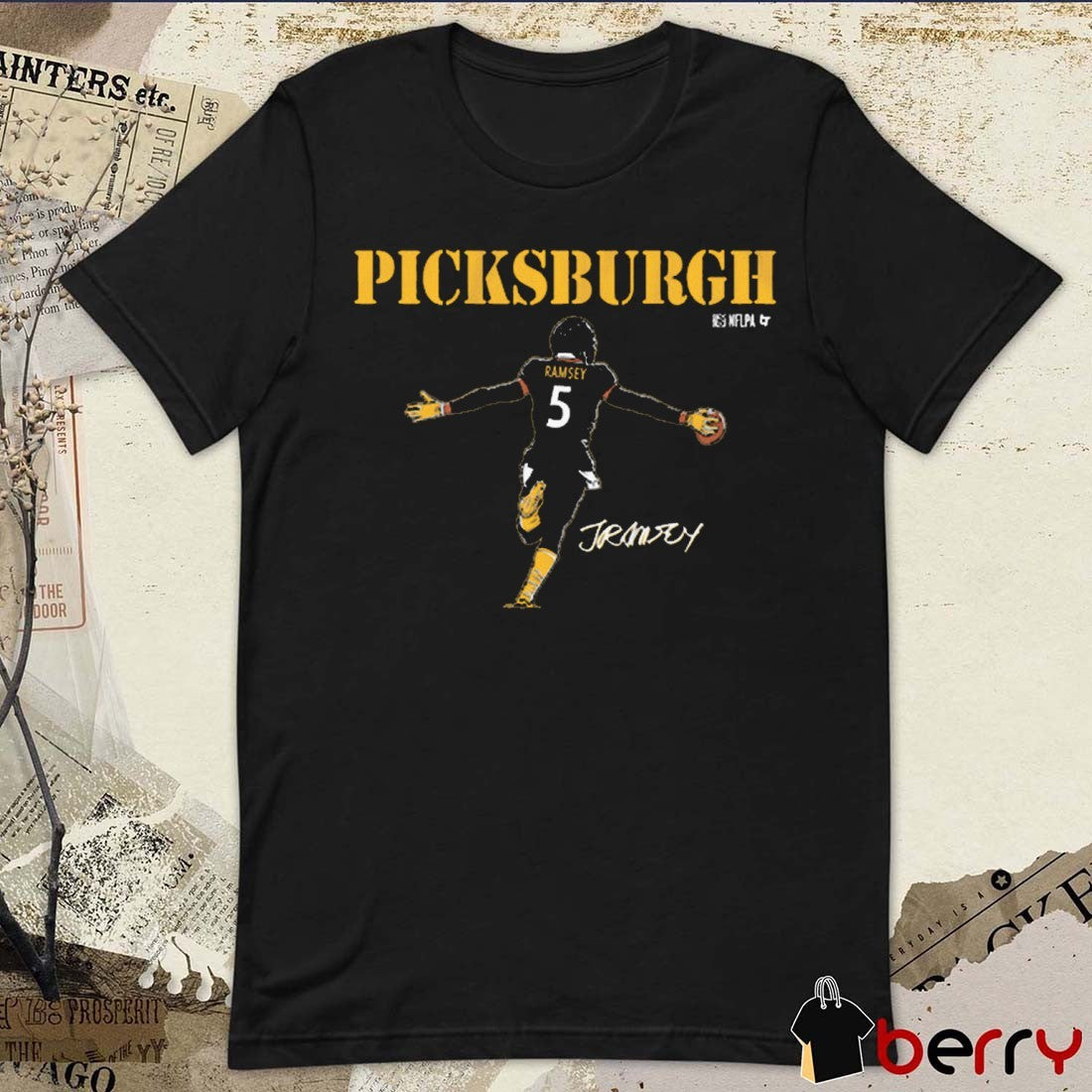 Jalen Ramsey Picksburgh Pittsburgh Steelers NFL Football Signature t-shirt
