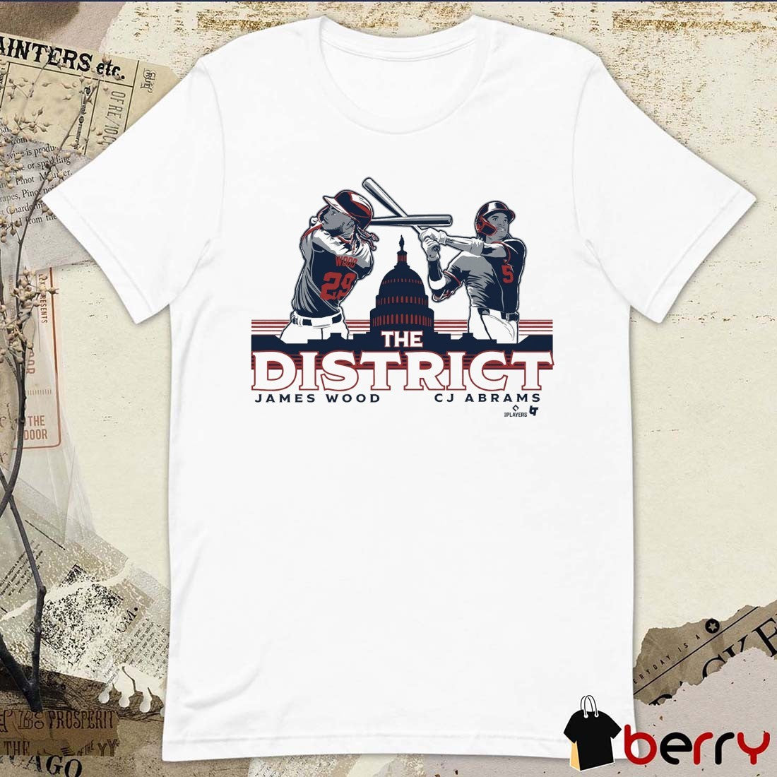 James Wood and CJ Abrams The District Washington Nationals MLB 2026 t-shirt