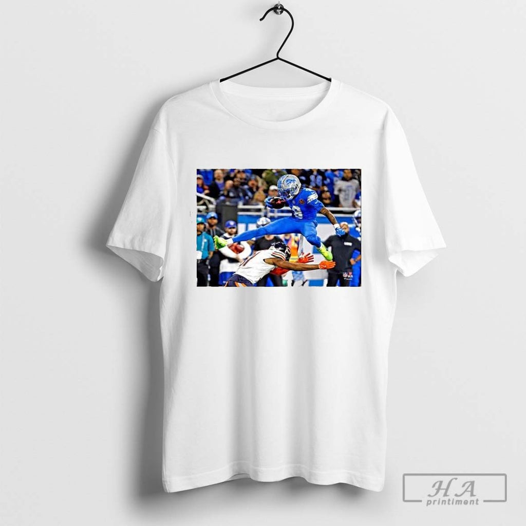 Official Jameson Williams Detroit Lions Unsigned Hurdle