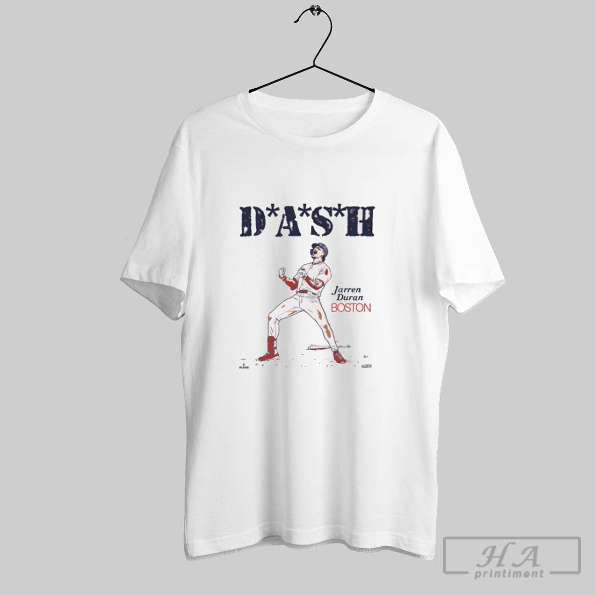Official Jarren Duran Dash Boston Red Sox Mlb Painting