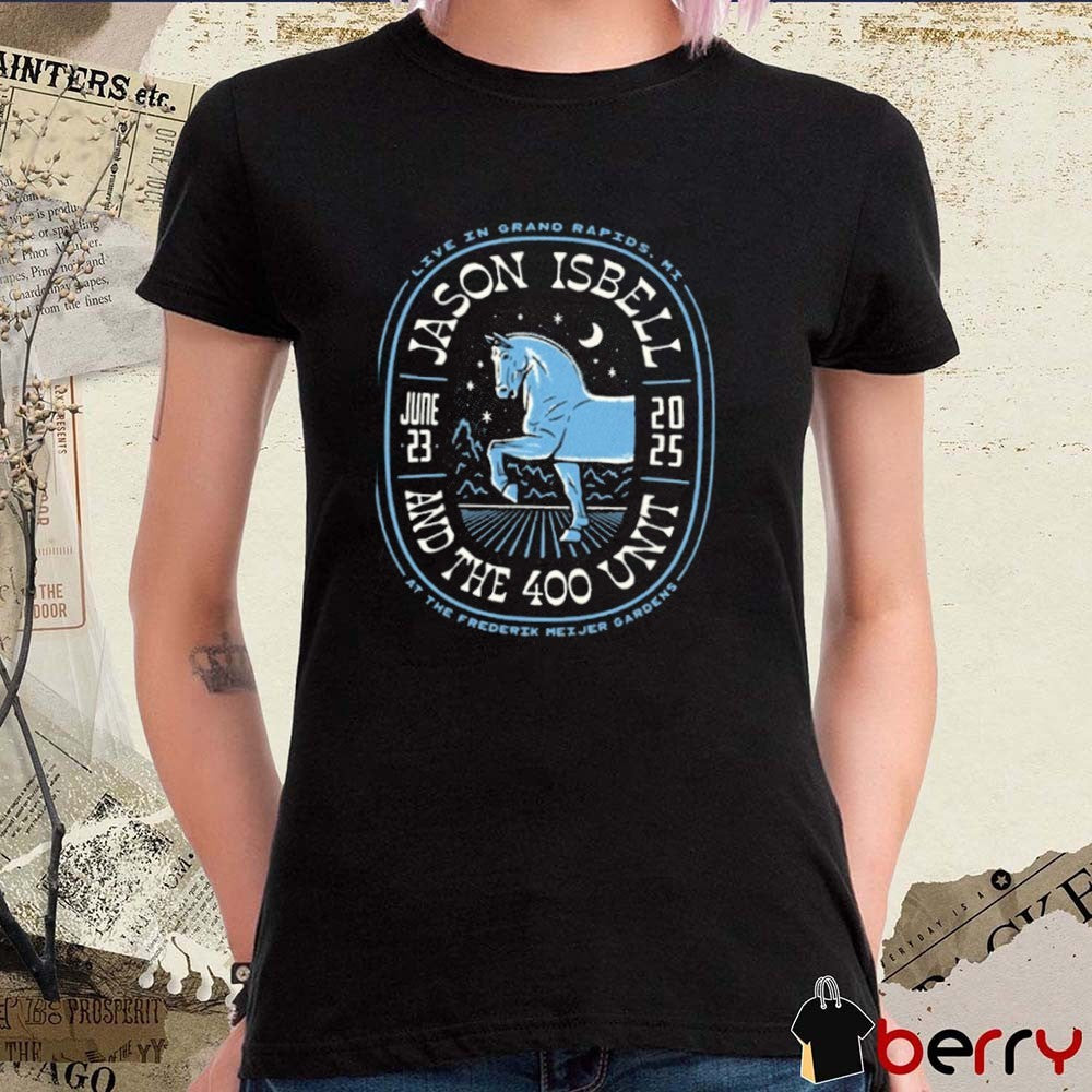 Jason Isbell And The 400 Unit Live In Grand Rapids MI 06.23.2025 Frederik Meijer Gardens t-shirt
