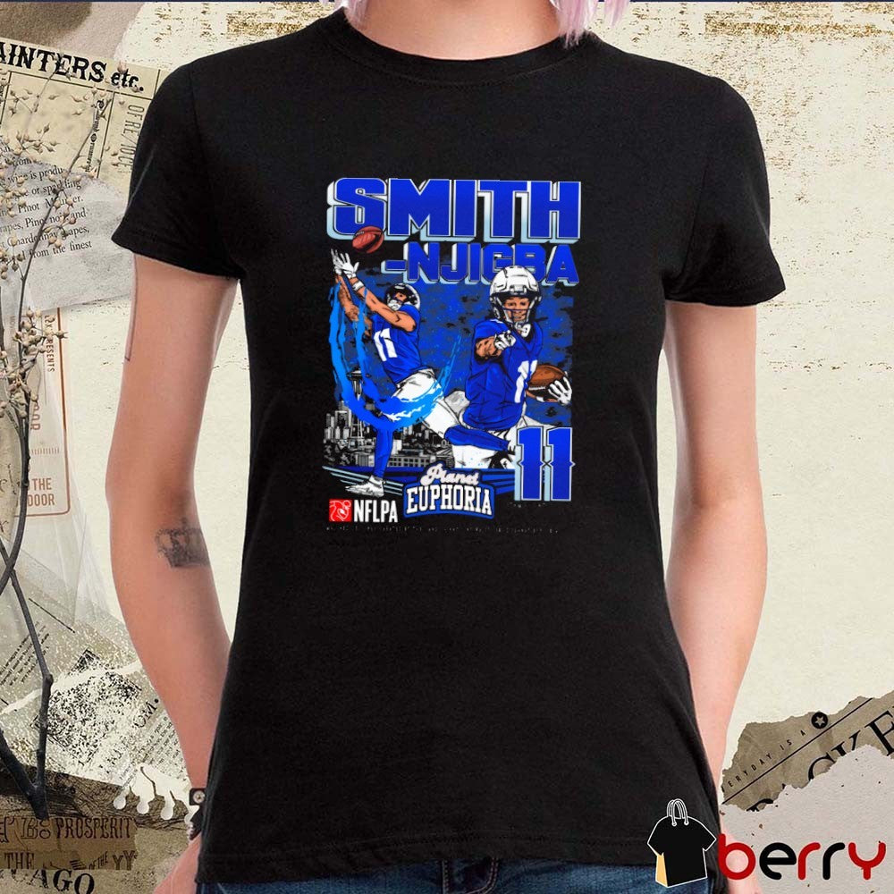 Jaxon Smith-Njigba Seattle Seahawks NFL Football Planet Euphoria Artwork t-shirt