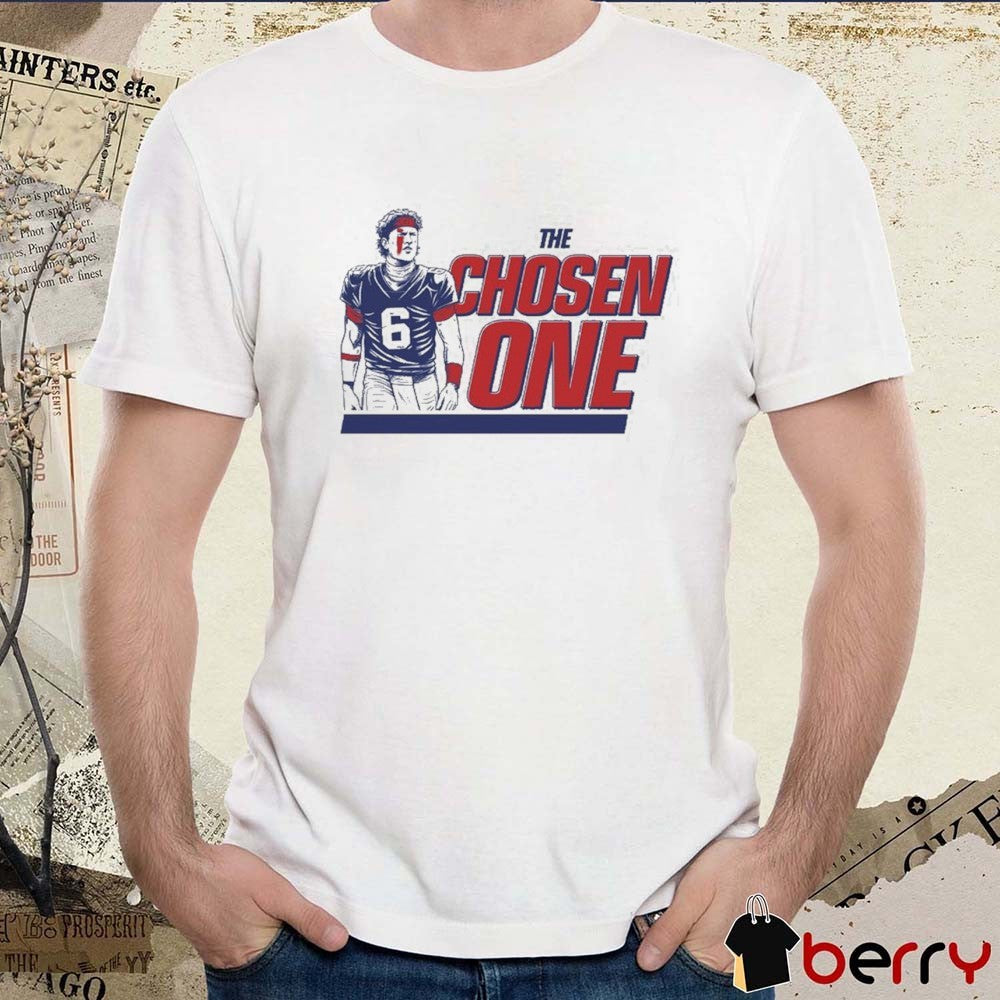 Jaxson Dart New York Giants Football NFL The Chosen One Painting t-shirt