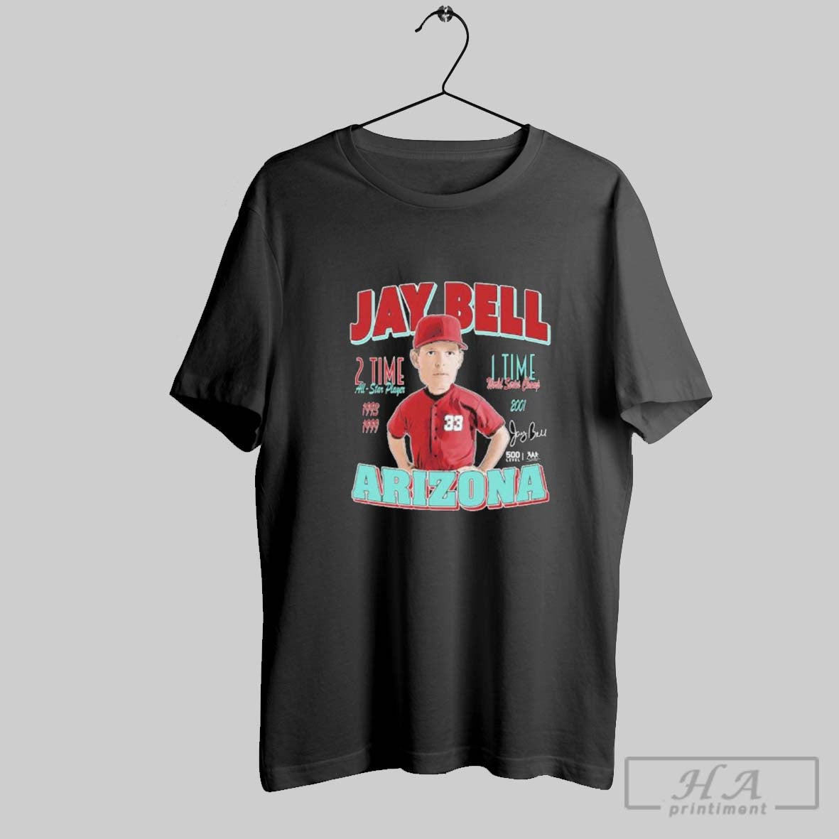 Official Jay Bell Arizona Diamondbacks Comic 2 Time All Star Player Shirt Hoodie Sweater Long