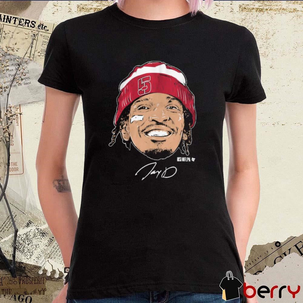 Jayden Daniels Face Bandage Washington Commanders NFLPA Signature Graphic t-shirt