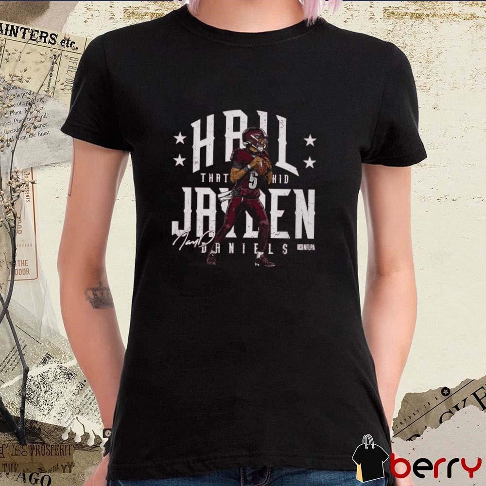 Jayden Daniels Washington Commanders NFL Hail Jayden That Kid Signature Graphic t-shirt