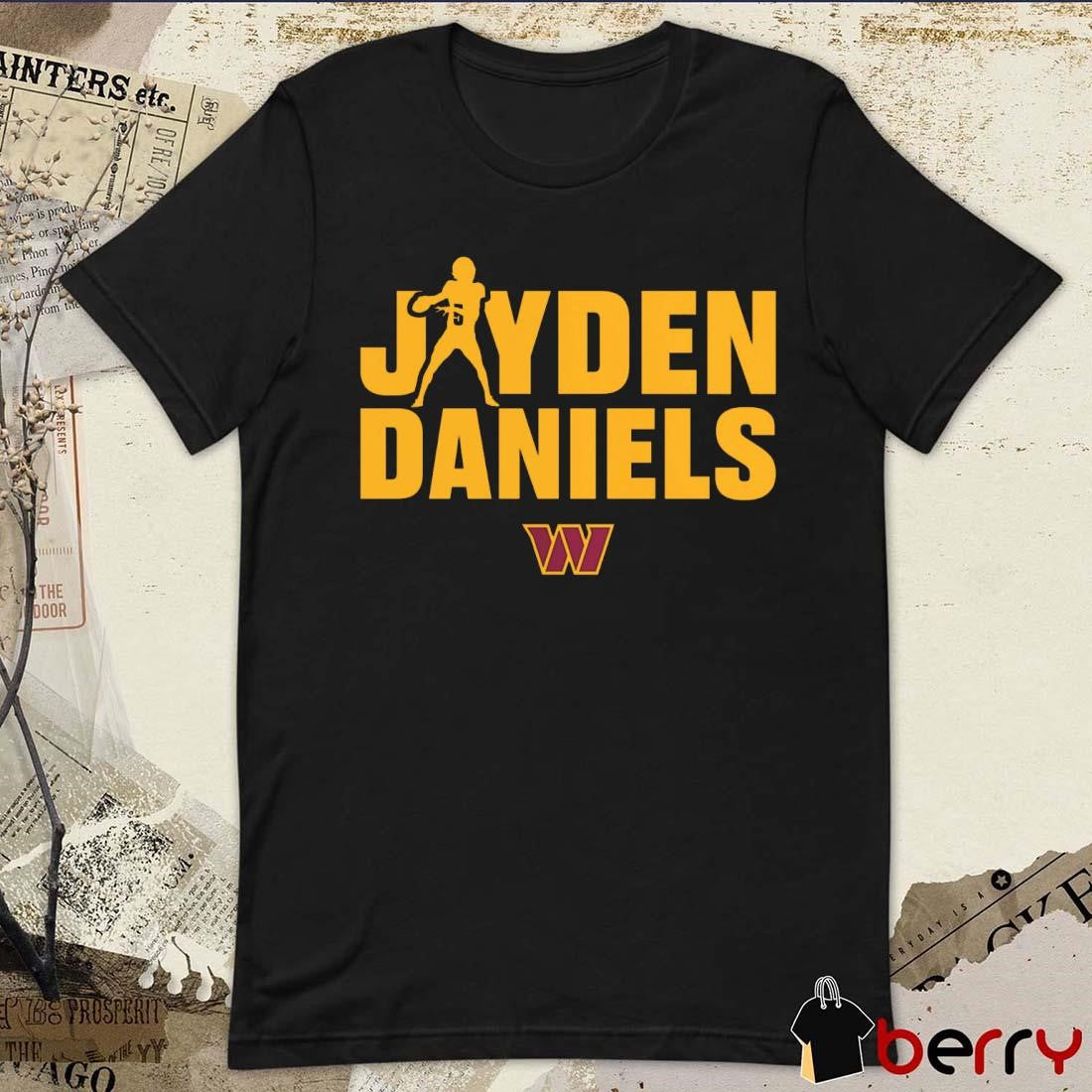 Jayden Daniels Washington Commanders NFL Play Motion t-shirt