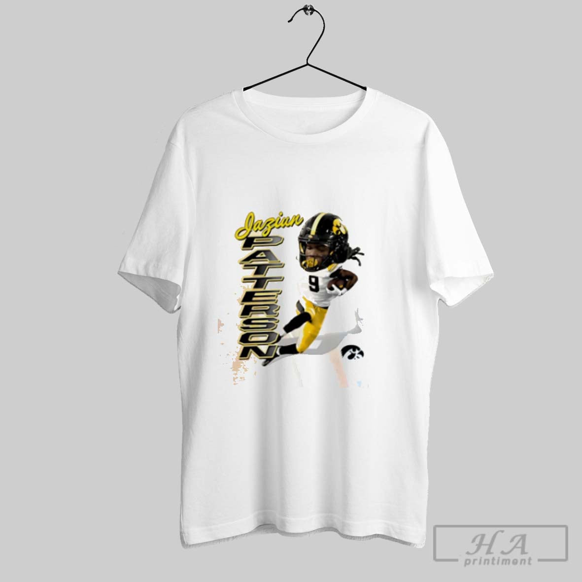 Official Jaziun Patterson Iowa Hawkeyes Caricature