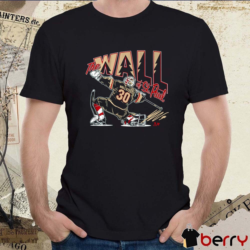Jesper Wallstedt The Wall Of St Paul Remix Minnesota Wild 2026 NHL Hockey Goalie t-shirt