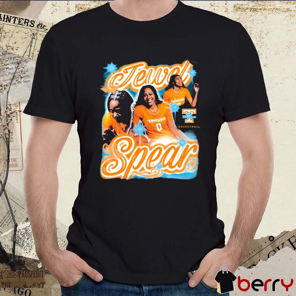 Jewel Spear Tennessee Lady Volunteers Basketball 90s Graphic t-shirt