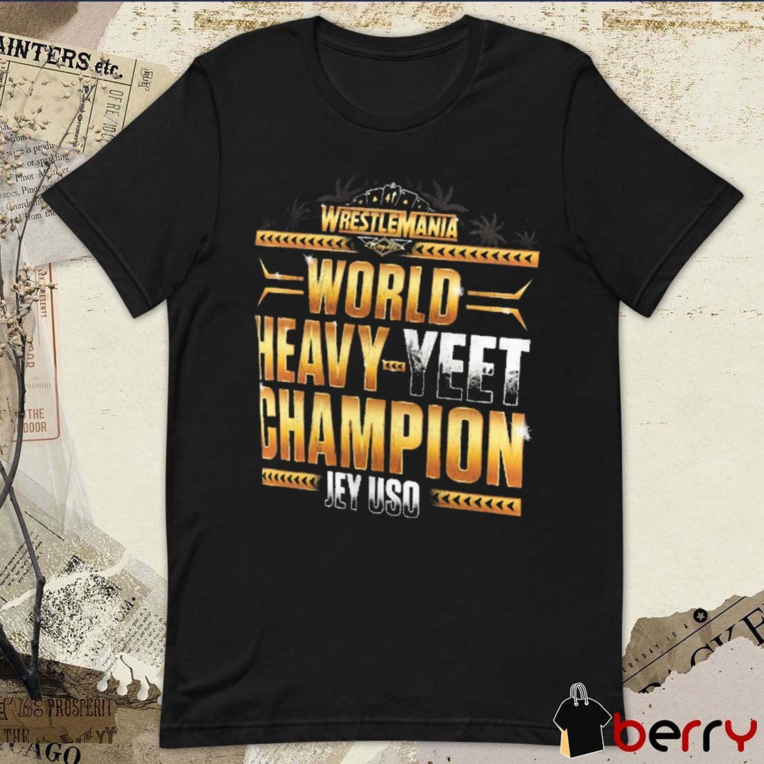 Jey Uso WrestleMania 41 Winner World Heavy Yeet Champion WWE 2025 t-shirt