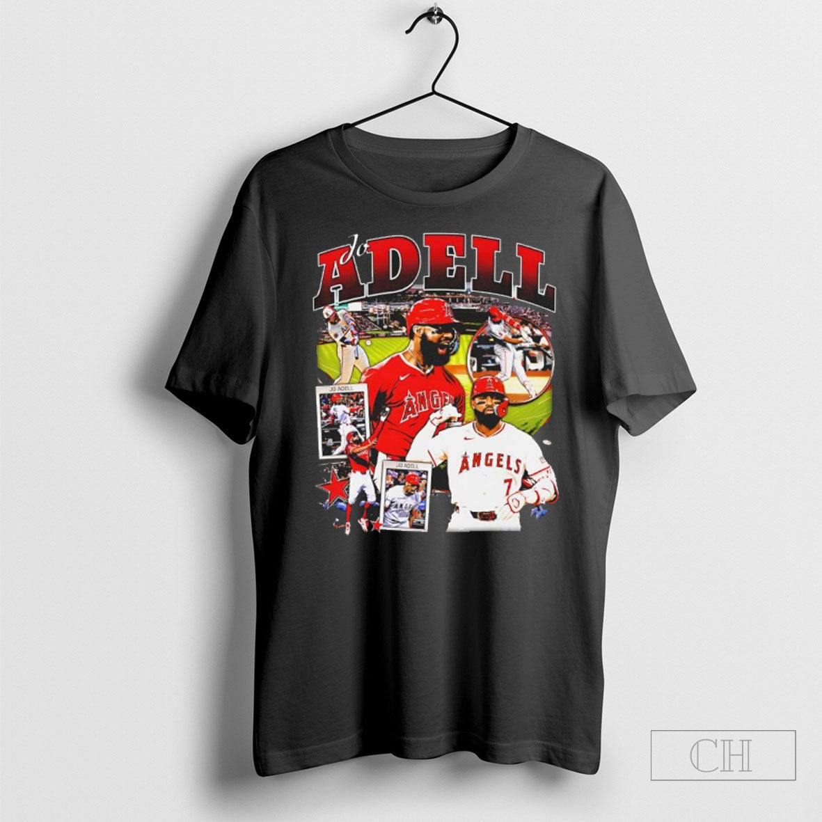 Official Jo Adell Los Angeles Angels Baseball Player Collage Superstar Pose Sweater