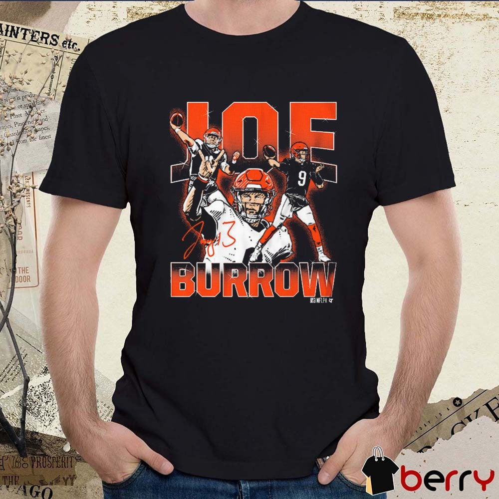 Joe Burrow Cincinnati Bengals NFL Football Masterpiece Signature t-shirt