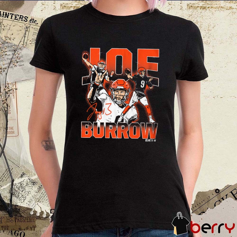 Joe Burrow Cincinnati Bengals NFL Football Masterpiece Signature t-shirt
