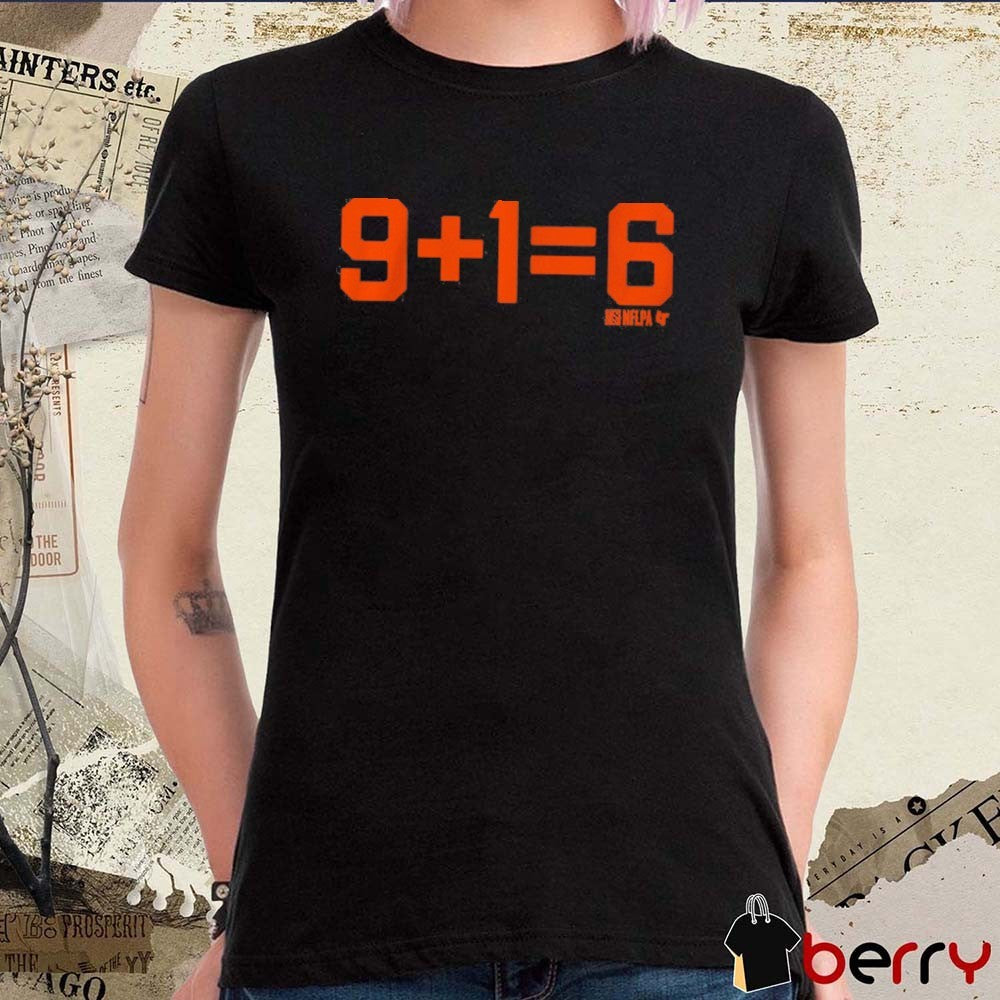 Joe Burrow and Ja’Marr Chase 9 + 1 = 6 Cincinnati Bengals NFL Football t-shirt