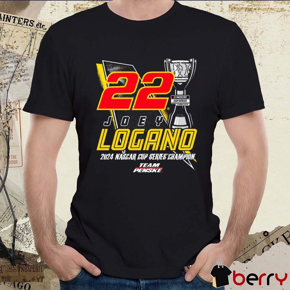 Joey Logano 2024 NASCAR Cup Series Champion 3X Team Penske Lifestyle t-shirt