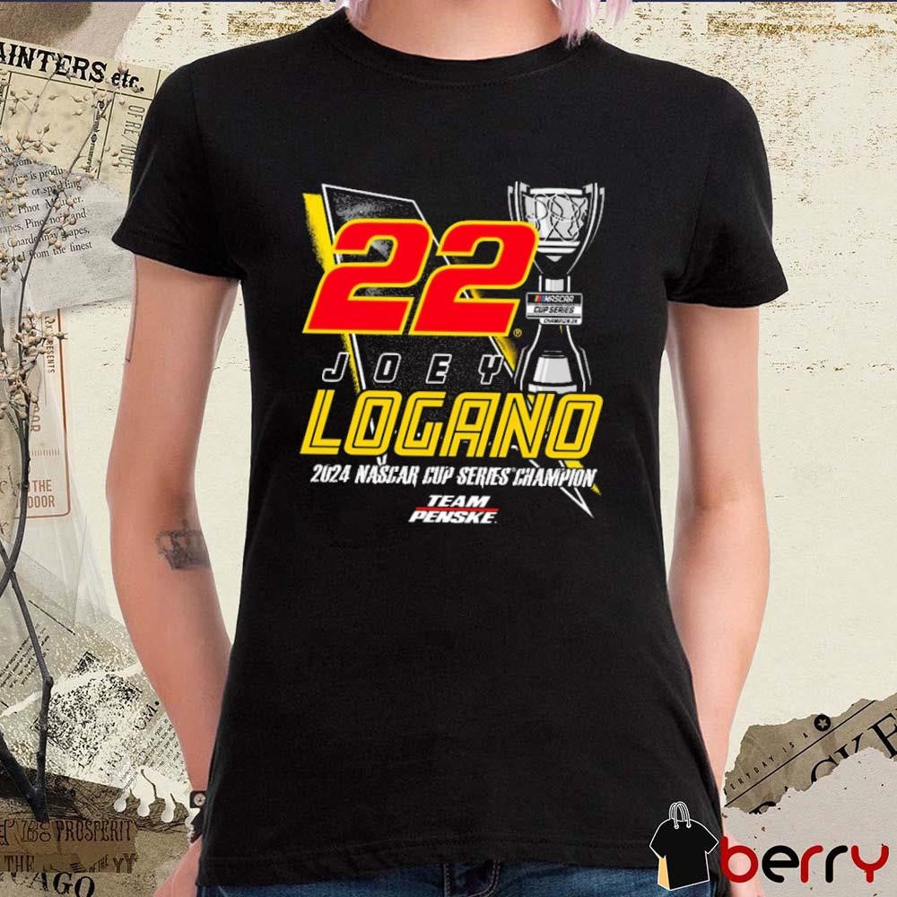 Joey Logano 2024 NASCAR Cup Series Champion 3X Team Penske Lifestyle t-shirt