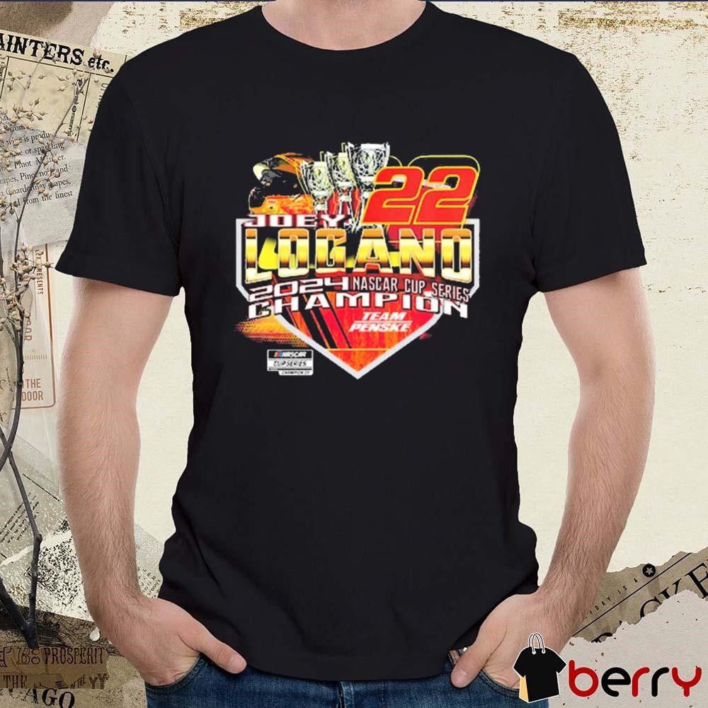 Joey Logano 2024 NASCAR Cup Series Champion Car Team Penske t-shirt