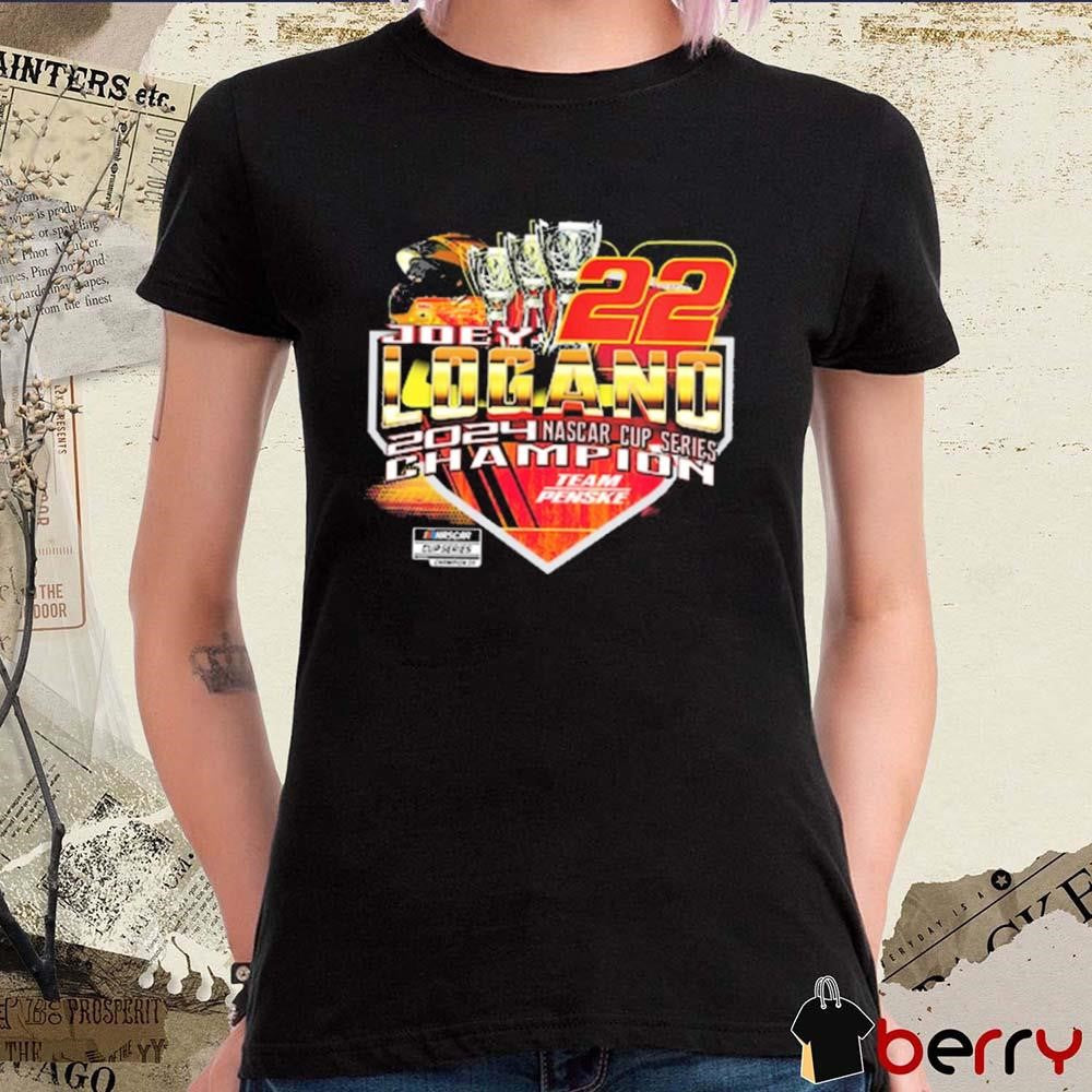 Joey Logano 2024 NASCAR Cup Series Champion Car Team Penske t-shirt