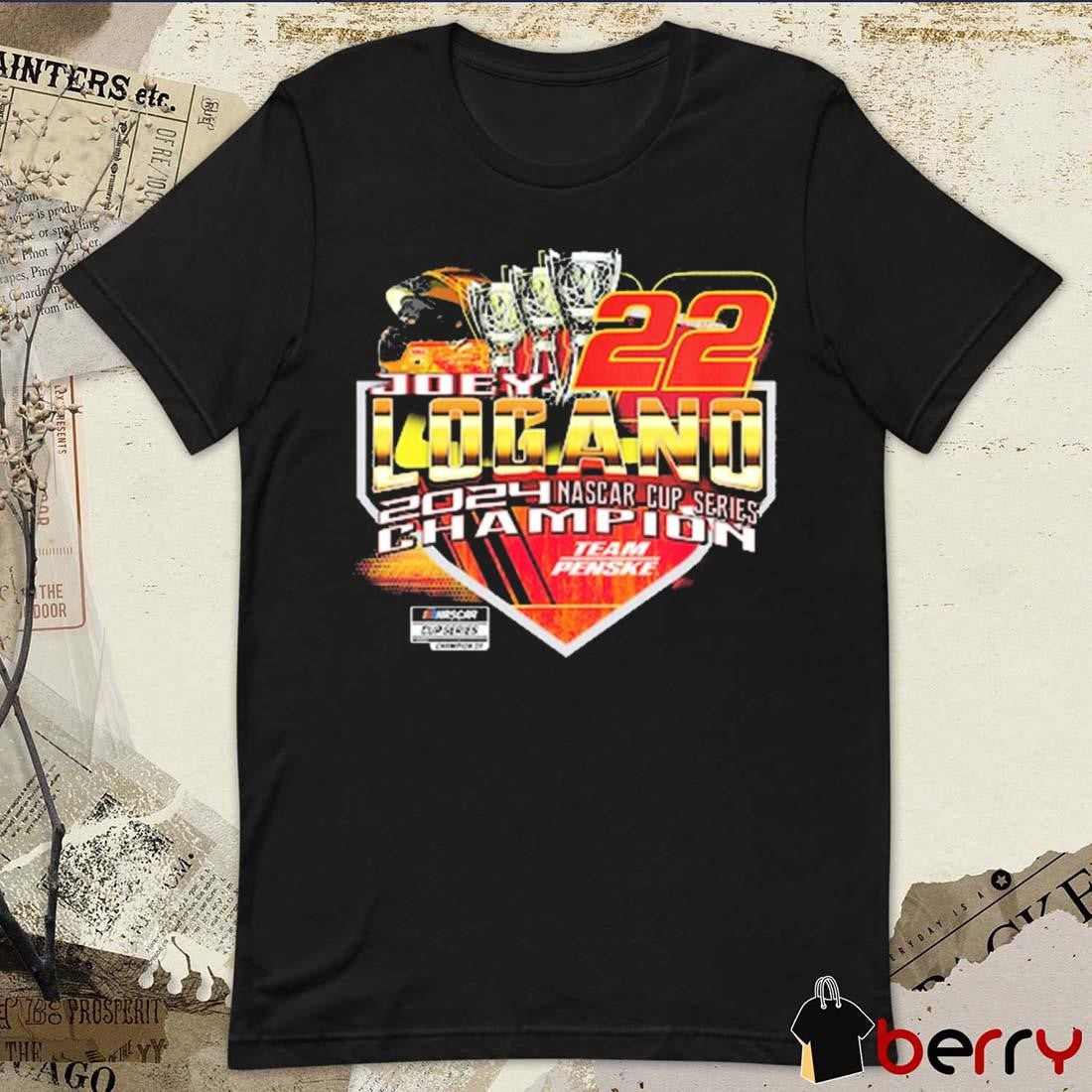 Joey Logano 2024 NASCAR Cup Series Champion Car Team Penske t-shirt