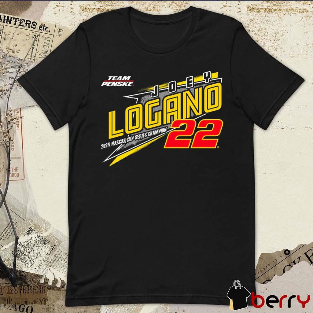 Joey Logano 2024 NASCAR Cup Series Champion Lifestyle Team Penske t-shirt