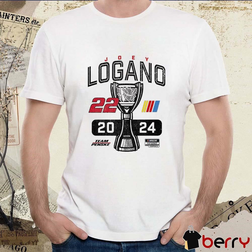 Joey Logano Team Penske 2024 NASCAR Cup Series Champion Lifestyle t-shirt