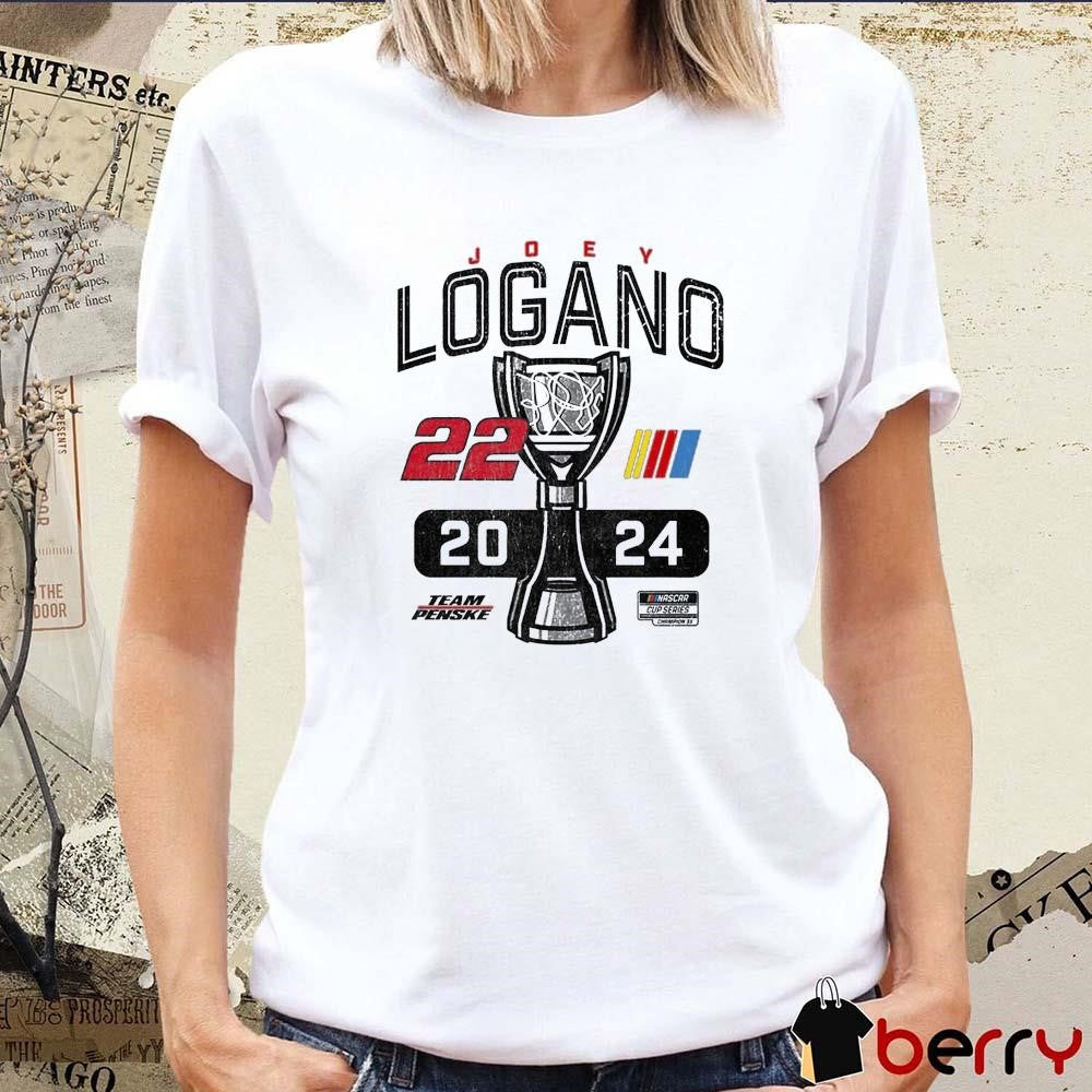 Joey Logano Team Penske 2024 NASCAR Cup Series Champion Lifestyle t-shirt
