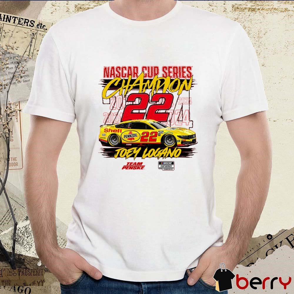 Joey Logano Team Penske NASCAR Cup Series Champion 2024 t-shirt