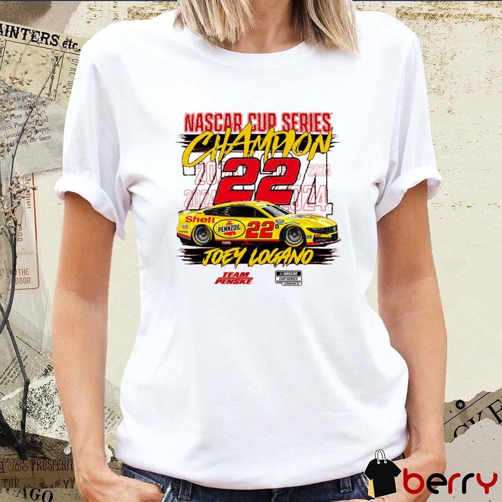 Joey Logano Team Penske NASCAR Cup Series Champion 2024 t-shirt