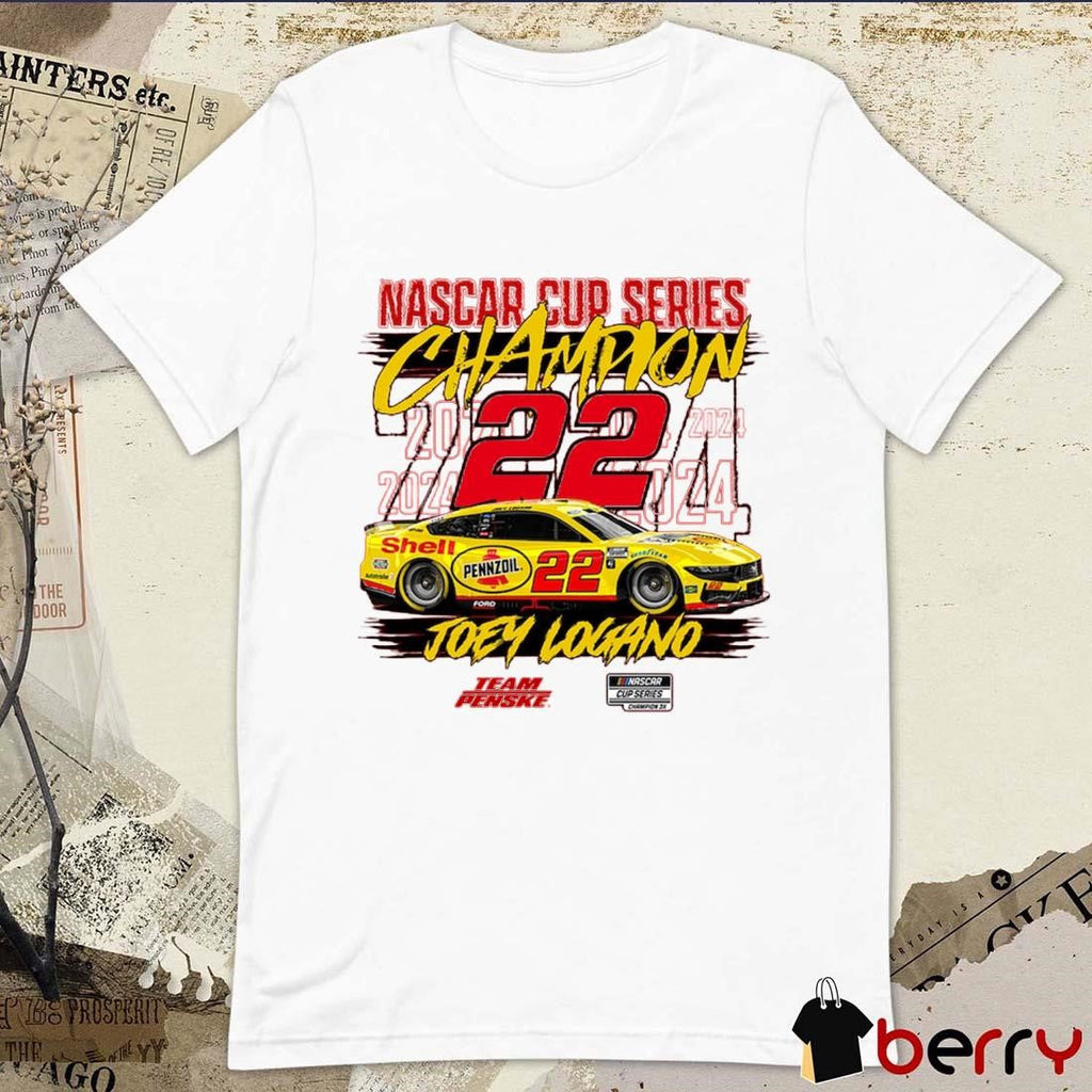 Joey Logano Team Penske NASCAR Cup Series Champion 2024 t-shirt
