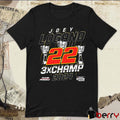 Joey Logano Team Penske Three-Time NASCAR Cup Series Champion 3X Champ Trophy t-shirt