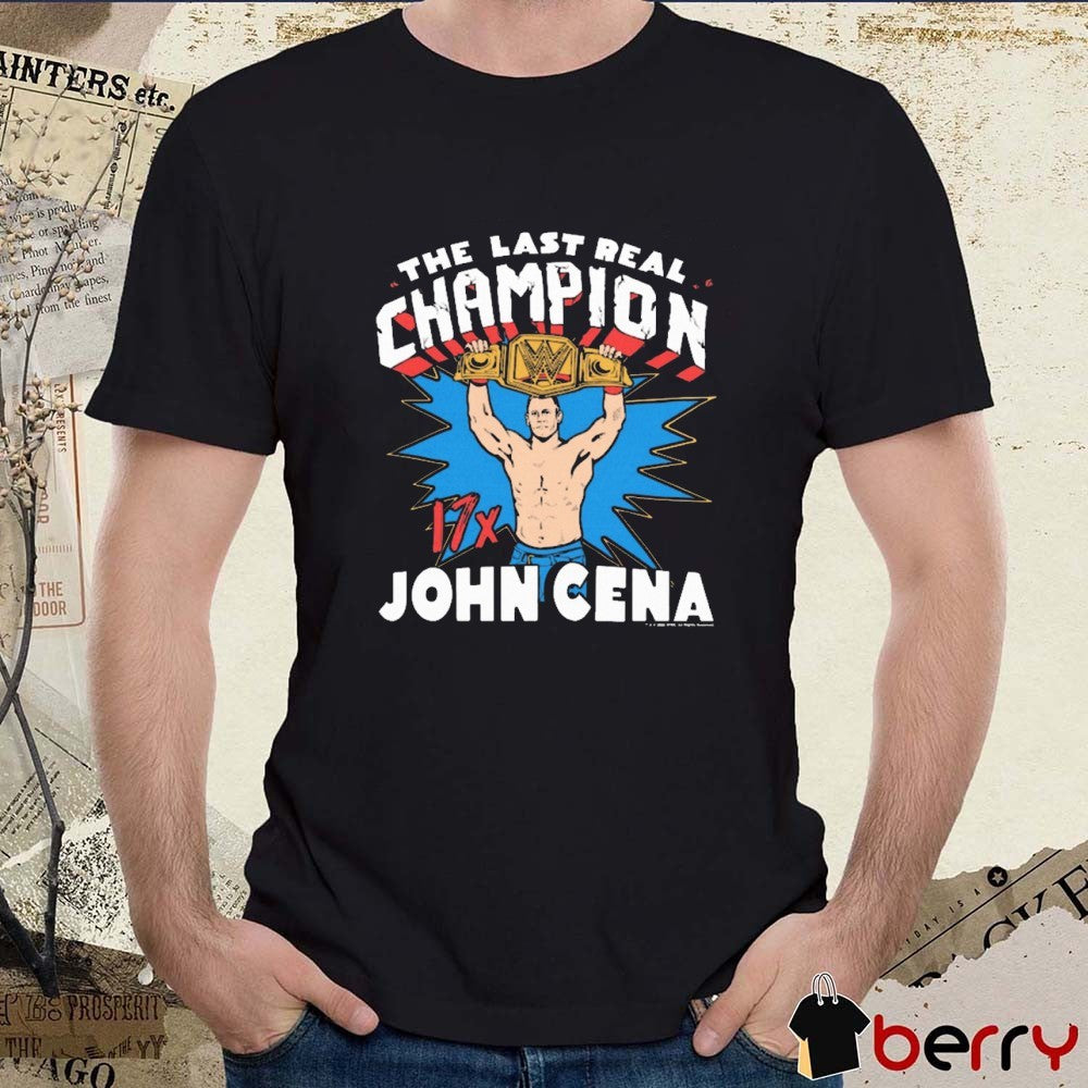 John Cena The Last Real Champion WWE 2025 Painting t-shirt