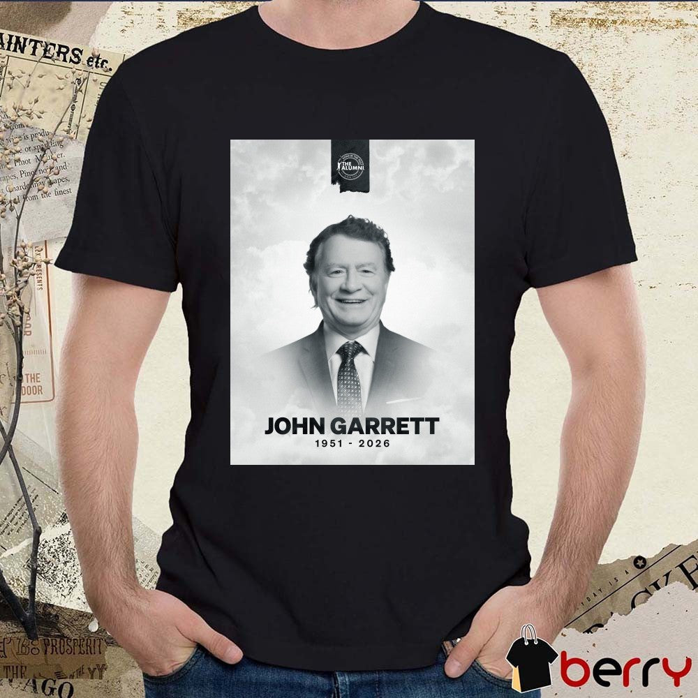 John Garrett 1951 – 2026 NHL Alumni Association t-shirt