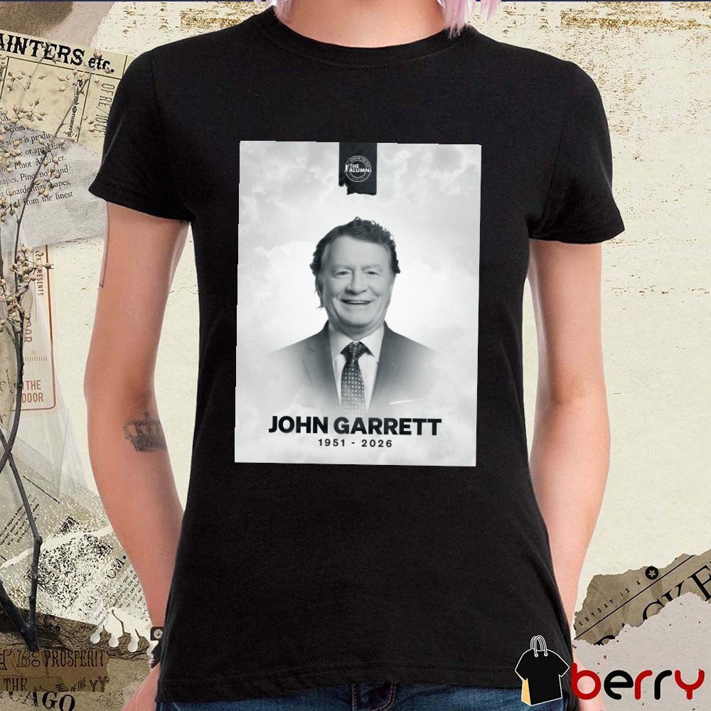 John Garrett 1951 – 2026 NHL Alumni Association t-shirt