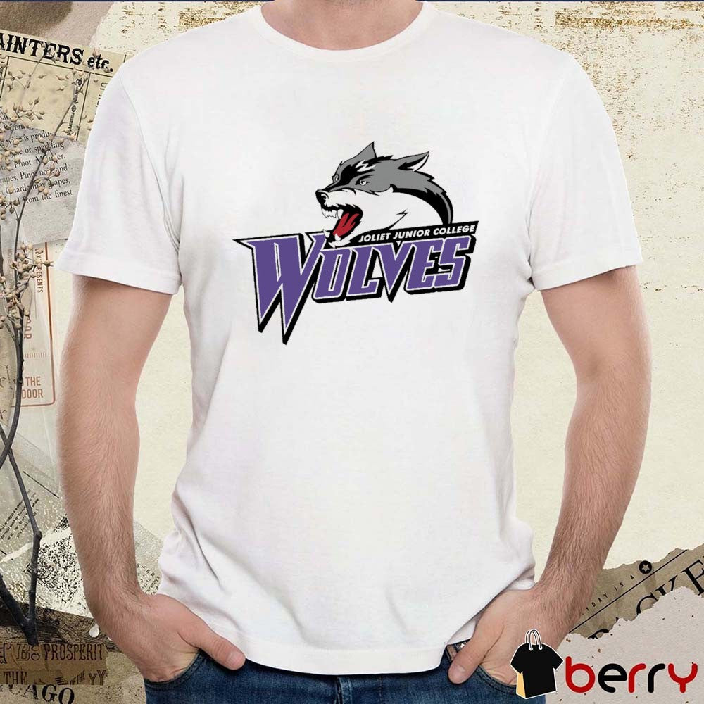 Joliet Junior College Wolves Current Athletics Logo t-shirt