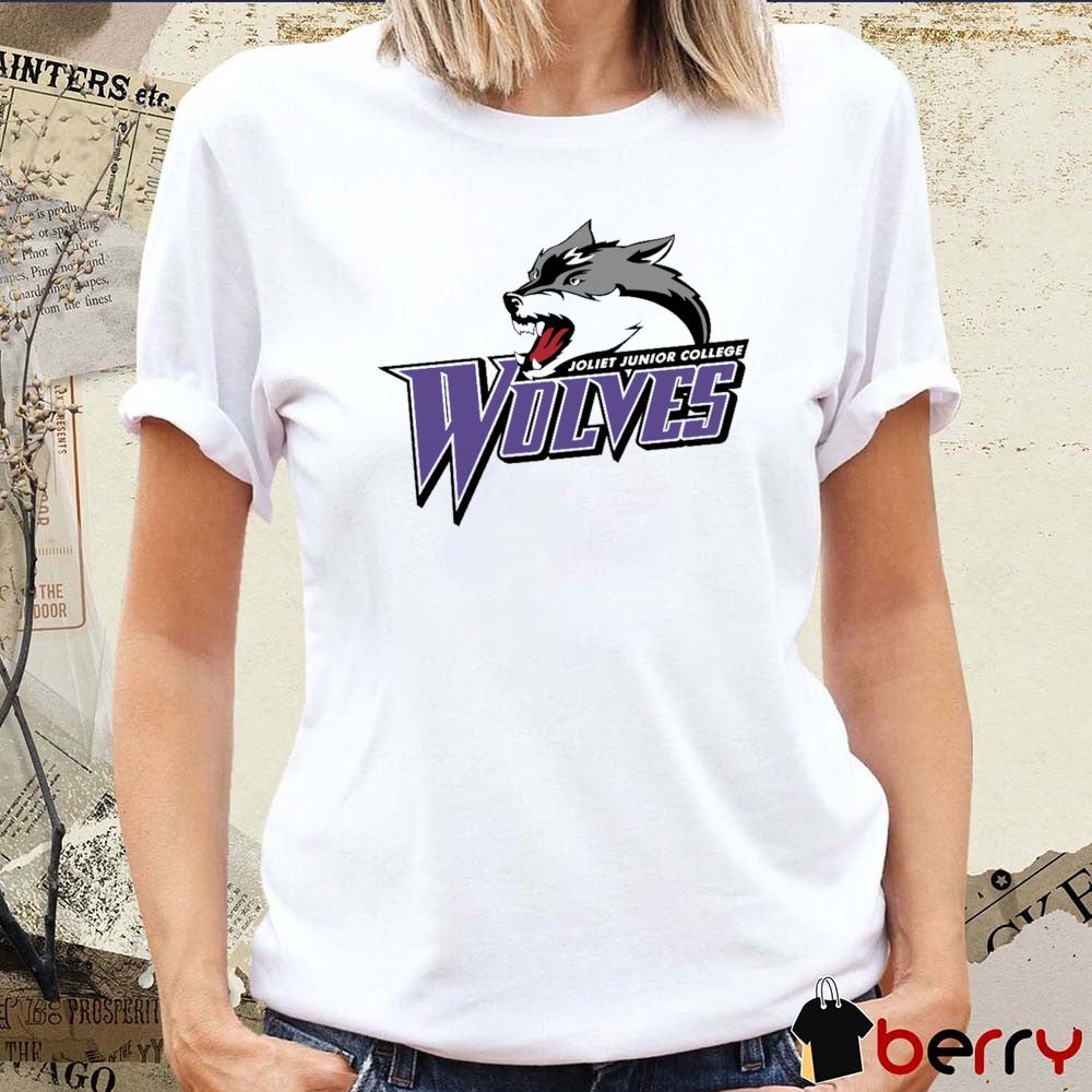 Joliet Junior College Wolves Current Athletics Logo t-shirt