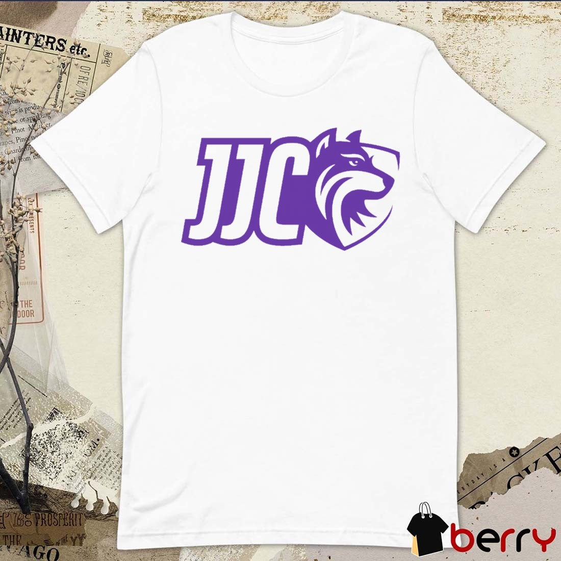 Joliet Junior College Wolves NJCAA New Academic Logo t-shirt