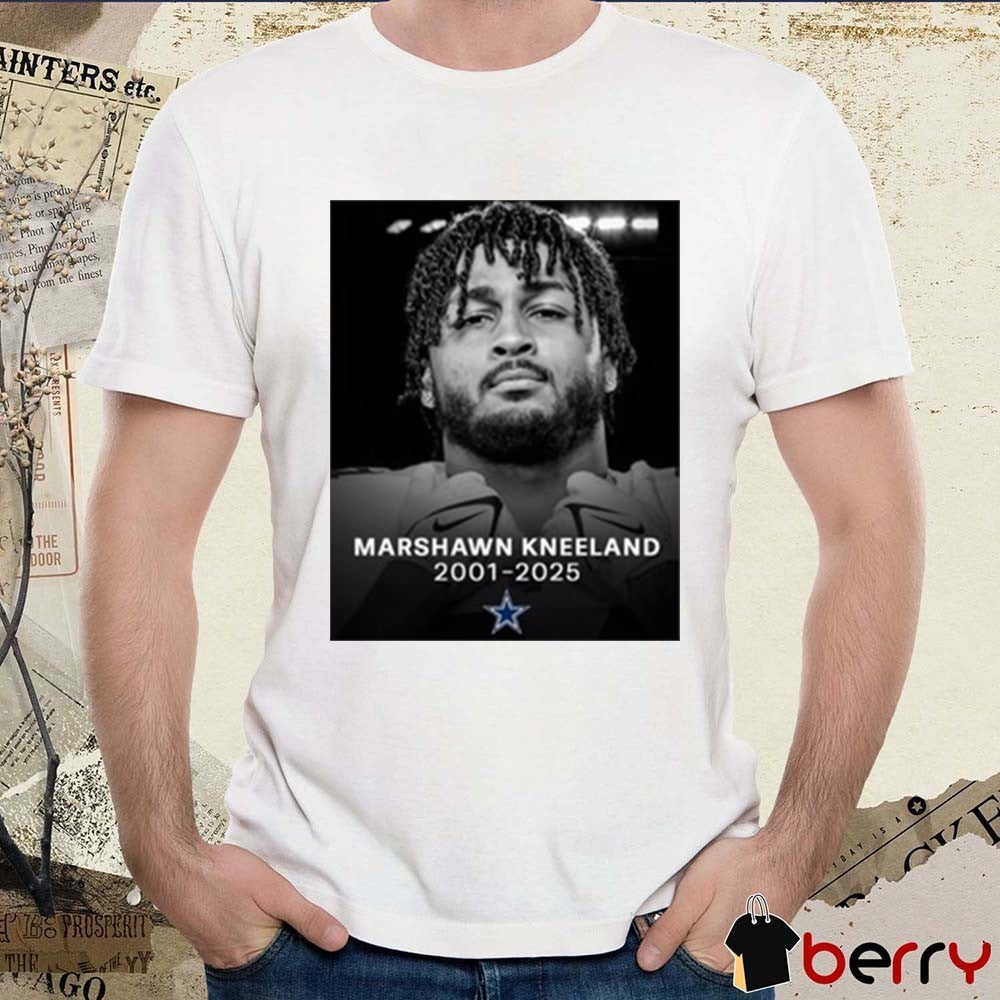 Jon Machota Marshawn Kneeland RIP 2001-2025 Dallas Cowboys Poster t-shirt